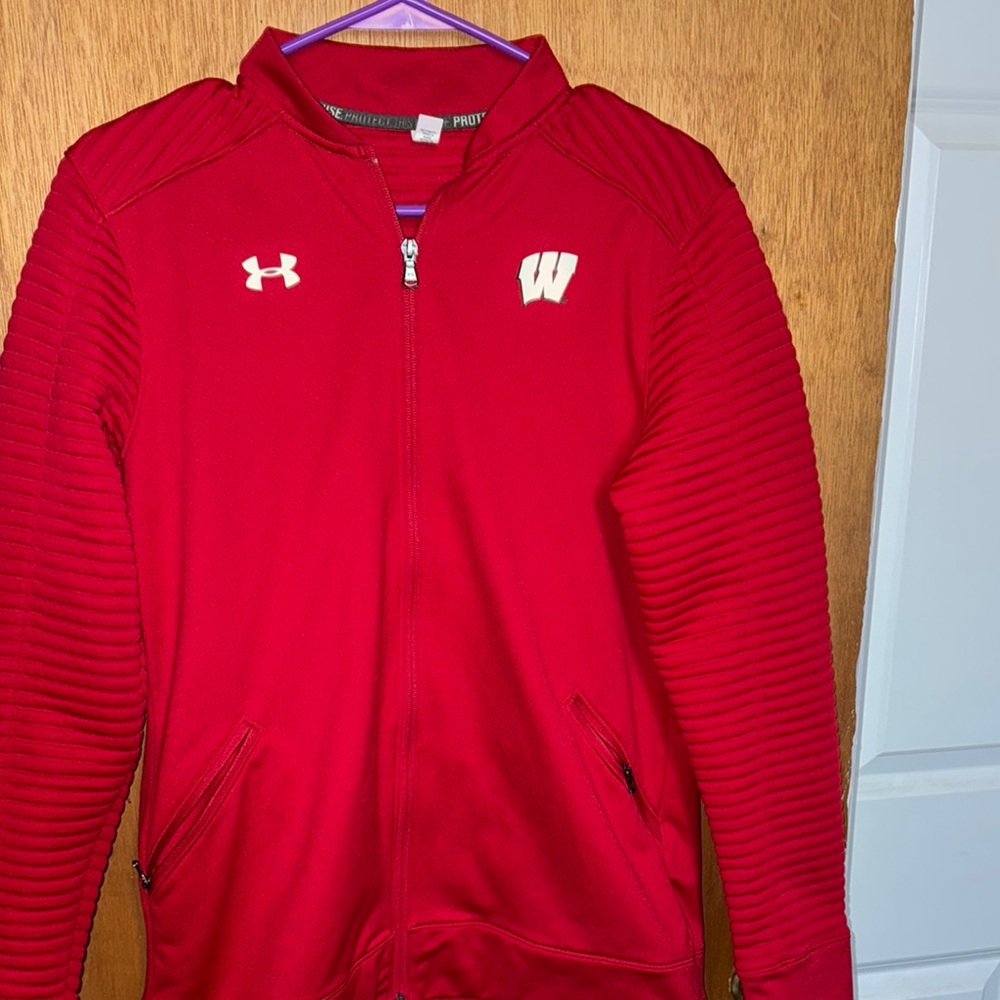 Women’s Under Armour Red Full-Zip Jacket